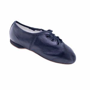 New Bloch Girls Jazz Flex Black Leather Suede Split Sole 11 Dance Shoe